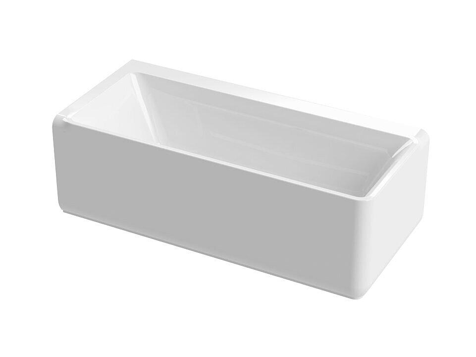 Monoblock Ecke eckige Badewanne Leano FOR Badwelt